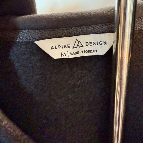 Alpine Design Slightly Cropped Fleece Hoodie Size Medium Fall / Sweater Weather - Picture 3 of 9